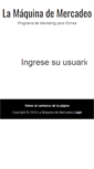 Mobile Screenshot of lamaquinademercadeo.com